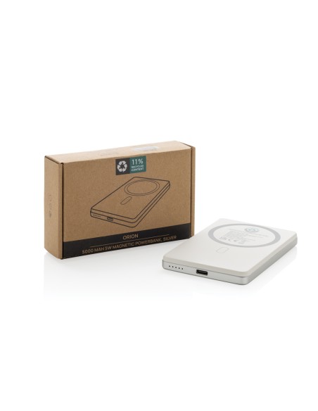 Powerbank magnetica Orion 5000 mah 5W rAlluminio RCS